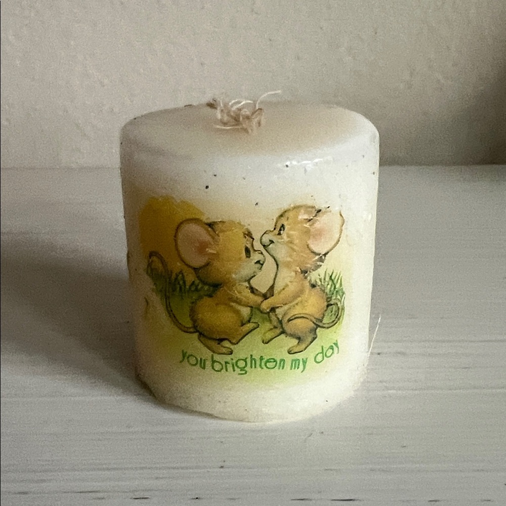 1980’s “You Brighten My Day” Candle